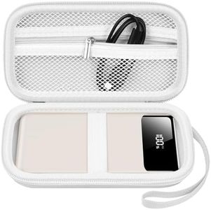 ANKHOH Travel Case Compatible with LOVELEDI for POIYTL for IAPOS for SABANI for OHOVIV for RGVOTA for Pxwaxpy for FOCHEW Portable Charger Power Bank, Storage Holder for Fast Charging Battery (Grey)