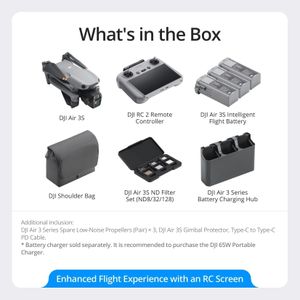 DJI Air 3S Drone Fly More Combo – Extended Flight Kit