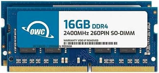 OWC 32GB (2 x 16GB) PC19200 DDR4 2400MHz 260pin SO-DIMMs Memory Ram Upgrade Compatible with 27" and 21.5" iMac (Mid 2017), and Compatible PCs (OWC2400DDR4S32P)