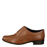 Clarks Womens Casual Clarks Hamble Oak Leather Shoes, Brown (dark Tan Lea)*5.5 UK