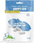 Sugar Free Natural Chewing Gum (84 Pcs) - Xylitol Gum with Stevia - Aspartame Free Natural Gum - All Natural Gum - Vegan, Gluten Free Keto Gum- Wintergreen