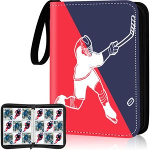 Hockey Cards Binder,9-Pocket Trading Card Binder,900 Pockets Double Sided Pockets Trading Card Binder, for Baseball Cards and Display Storage Collection