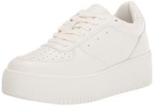 Steve Madden Women's Rocket Sneaker, White, 8