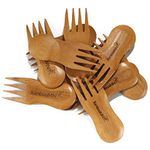 BambooMN Brand - Solid Bamboo Stubby Spork 3.9" - 10 pcs