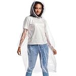 Disposable Rain Ponchos for Adults 