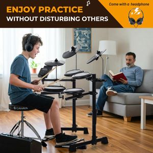 CAHAYA Electric Drum Set Kit – Digital Drums for Beginners