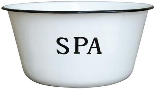 CWI Gifts 8"X3.75" Enamel Spa Bowl