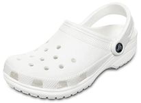 Crocs Classic Clog, Classic White, 15 Women/13 Men