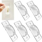 Light Switch Guard, 6 Pack, Clear Light Switch lock, Child Proof Light Switch Cover Guard, Keeps Light ON Or Off Protects Your Lights or Circuits from Accidentally Being Turned on or Off