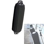 Boat Fender Cover - Docking Anchoring Supplies, 8.5" x 27" or 10" x 30", Black