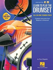 Hal Leonard Learn to Play The Drumset All-in-One Combo Pack Book: Complete Instruction from Beginner to Advanced