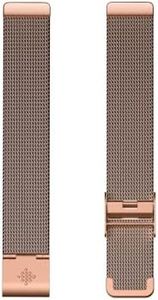 Fitbit Inspire 2 Fitness Tracker Stainless Steel Mesh Band, Rose Gold, One size fits all