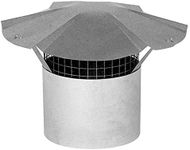 8 inch(s) Galvanized Rain Cap, with