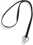 Vera Bradley Women's Performance Twill Lanyard, Classic Black, One Size