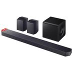 Samsung HW-Q930F Q-Series 9.1.4 Channel Dolby Atmos Soundbar with Wireless Subwoofer & Rear Speakers, DTS:X, Adaptive Sound, HDMI eARC, Bluetooth, Surround Sound Home Theater System for TV
