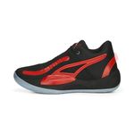 Puma Unisex-Adult Rise Nitro Black-for All Time Red Basketball Shoe - 10UK (37701212)