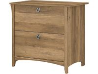 Bush Furniture Salinas Lateral File Cabinet | 2 Drawer File Cabinet in Reclaimed Pine | Office Storage Filing Drawer | Home Office Storage Organizer