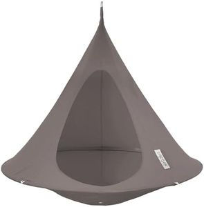 Couleurs du Monde - Cacoon de taille Single (150 cm de diamètre) - Coloris taupe