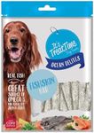 It's Treat Time Ocean Delites Fishskin Bar Dog Treat, 60G, Real Fish, Great Source of Omega 3, Joint Health, Tartar Control, Suitable for All Dogs