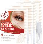 AELKO New Eyelid Lifter Strips 1220 Pcs Glue-Free Instant Invisible Eyelid Tape Waterproof long-lasting Double Eyelid Tape for Hooded, Droopy, Uneven Mono-eyelids Instant Eye Lift without Surgery