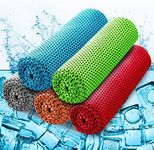 5 Pack Cooling Towel, Microfiber Ice Towel, Sports Towel for Instant Cooling, Breathable Chilly Towel for Yoga, Golf, Running, Gym, Camping, Fitness, Workout & More Activities