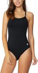 BALEAF Women's One Piece Bathing Suit Athletic Tankini Swimsuits Training Adjustable Strap Black 36