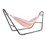 UEAKPIC Hammock Stand Only, 550 Pound Capacity Metal Hammock Stand 2 Person Heavy Duty Fit 9-13Ft Long Hammocks