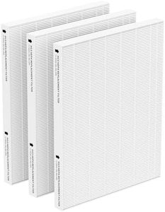 CFKREYA True hepa Filter Replacement Compatible with Fellowes AeraMax 290/300/DX95 Purifiers, Only 3 Packs of True HEPA Air Filter, Part# 9287201