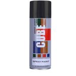 Cube Gloss Black Spray Paint | 400 mL | for Metal, Plastic, Wood, Car & Bike | Fast Drying, Brilliant Finish, No CFCs, Interior & Exterior Use