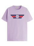 ADRO Tshirt for Men | Printed T shirt for men | 100% Cotton T-shirt |Printed T shirt | T-shirts | RN24-CAP-PU-M Purple