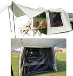 Sport Tent Versatile Drive Away Awning Car Tent for SUV RVing,Campervan,Truck, Trailer and Overlanding Lightweight Caravan Canopy Durable Tear Resistant Tarp 15.9 x 7.9 x 6.4ft (Rainfly&Screen Room)