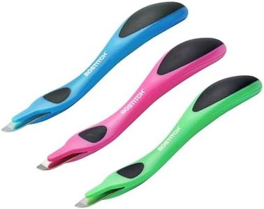 Bostitch Professional Magnetic Easy Staple Remover, Vibrant Colored Staple Puller Stick, Staple Remover Tool for Office Home & School, 3 Pack