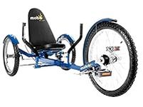 Mobo Triton Pro Adult Tricycle. Recumbent Trike. Adaptive 3-Wheel Bike Men Women, Royal Blue,28 x 29 x 48 inches (61” Extended)