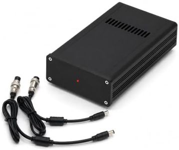 PR2 Linear Power Supply DC 12V 3A, Ultra Low Noise Audio Grade PSU with R-Core Transformer, Dual DC Output, TL431 Linear Regulation for HiFi DAC Streamer NAS Router Mac mini