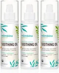 Soothing Baby Oil – Organic, Unscented Oil with Jojoba & Evening Primrose – Gentle for Hair & Dry, Irritated, Itchy Skin – Cruelty-Free Baby Oils for Baby & Kids by Mambino Organics, 3-Pack 5 fl oz