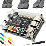 Youmile Power Supply ATX Adapter Board Transfer Breakout Board ATX-24P Take Power Board 6- Port USB 2.0 QC 2.0/QC 3.0 Voltage regulation with Banana plug ATX Motherboard Splitter Cable Screwdriver