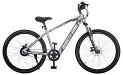 NINETY ONE Meraki | Electric Cycle | 6.36 Ah Battery | 27T | ‎Front Suspension 80mm Travel | 250 Watt | IP65 BLDC Motor | 85% pre-Assembled | 2 Years Battery Warranty | Silver Grey