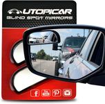 Utopicar Blind Spot Mirrors ââ‚¬â€œ Updated Design - Car Mirror for Blind Side - Door Mirrors for Large Image [Adjustable] (2 Pack)