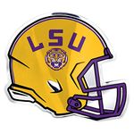 Fanmats 60761: LSU Tigers Heavy Duty Aluminium Helmet Emblem