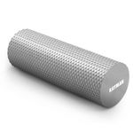 KAYMAN Sports Foam Roller Sports Recovery, Deep Tissue Muscle Tension Relief & Circulation Increase Portable & Lightweight Self Massager for Back, Legs, Gym, Pilates & Yoga EVA 44.5 x 15cm (Grey)