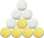 10 Pcs Blank Challenge Coins for Engraving, Zinc Alloy 5 Each Gold/Silver Plated 40 mm Coin Blanks for Laser Engraving with Plastic Case - Metal Laser Engravable Pattern for DIY Crafts Gifts