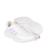 adidas Girl's Tensaur Run (Little Kid/Big Kid) White/Purple Tint/Vapour Pink 6 Big Kid M
