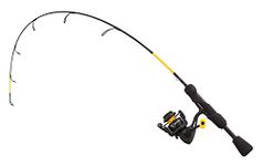 13 FISHING - Wicked Ice Hornet Ice Combo 32" MM (Medium Magnum) - IHW-32M-Mag , Black