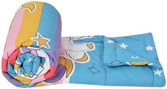 Ritvik Decor Single Bed Cartoon Printed Blankets for Kids | Dohar for Kid Boys & Girls | Glace Cotton Soft Children Comforters | Summer & Winter Blankets (60x90 Inches) (Unicorn Multicolor)