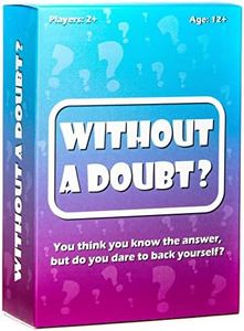 Shot in the Dark Without a Doubt? A hilarious quiz game of ridiculous questions, guesswork and family fun | 2+ players | Adults & Kids