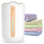 Keenray Towel Warmer for Bathroom, Towel Warmer Bucket with Heating Progress Bar, Fragrant Disc Holder, Leather Handle, Auto Shut-Off Towel Bucket Fits Up to Two 40"X70" Oversized Towels, Blankets