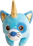 SNUG AROOZ Cute Kat The Caticorn Stuffed Animals for Dogs, Cool Puppy Toys, Tough & Durable Soft Squeaky for Chewers, for Pet - (10 inches, Blue)