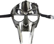 SHINER HANDICRAFTS Medieval MF Doom Face Mask Great Silver Polish Gladiator Mask
