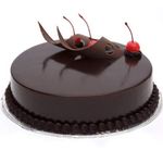 Bigwishbox Fresh Chocolate Truffle Cake for Birthday, Anniversary – 500 Grams