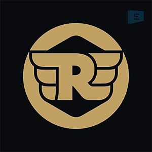 SIGN EVER Bike Stickers Compatible for Royal Enfield Logo Bullet Classic 350 Sides Battery Cover Tank Vinyl Gold Decals L x H 11.50 cm x 11.50 cm Pack of 2